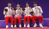 亚运会跆拳道夺金！中国跆拳道队勇夺竞技混合团体金牌，今日收获一金一银一铜